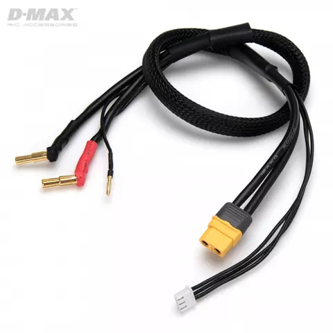 Charging Lead 4/5mm 2S CAR LiPo to XT60 12AWG 500mm Charging Lead 4/5mm 2S CAR LiPo to XT60 12AWG 500mm