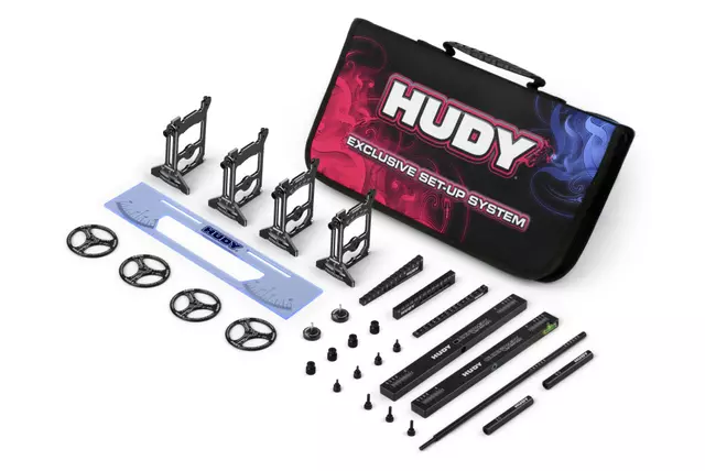 HUDY Complete Set of Set-Up Tools + Carrying Bag - For 1/10 Touring Cars -  Latera Racing