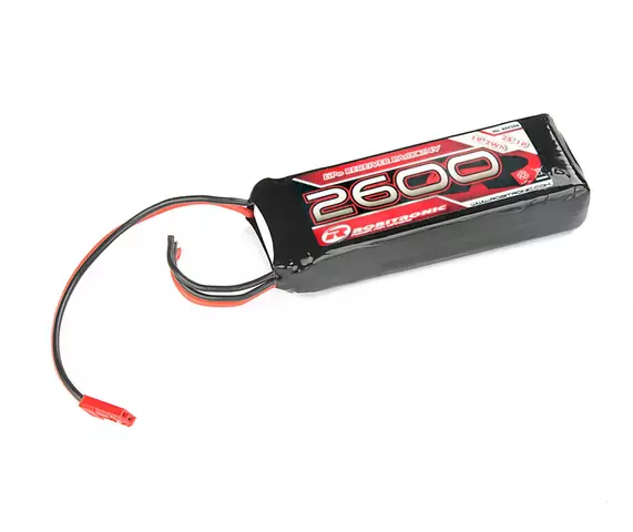 Robitronic LiPo Battery 2600mAh 2S 2/3A Straight for RX (EH) Robitronic LiPo Battery 2600mAh 2S 2/3A Straight for RX (EH)