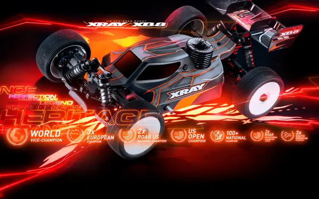 BIG8ページX505　A268リドレイ、コロナリウム XRAY XB8 2026 - 1/8 4WD Nitro Off-Road Buggy Kit - Latera Racing