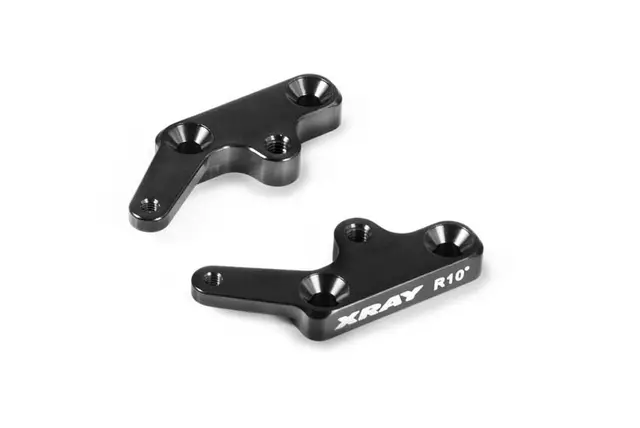 XRAY 352235 - XB8 2014 Alu Steering Kingpin Plate - Swiss 7075 T6 - 10° (L + R)